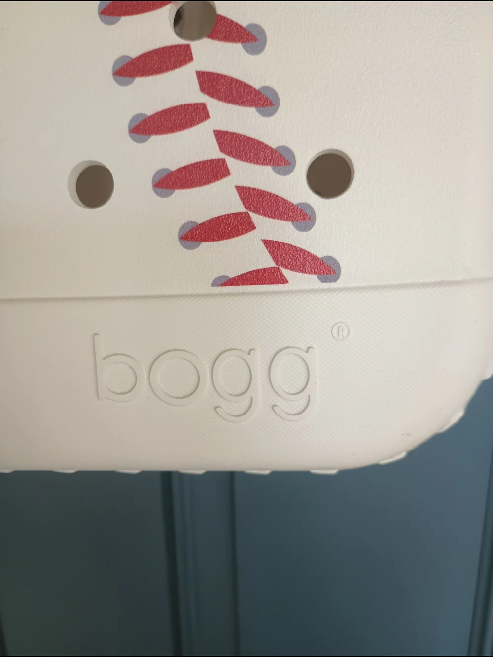 BOGG BAG Homerun Baby/Medium Baseball Theme W/ Clear Zip Pouch Limited Edition